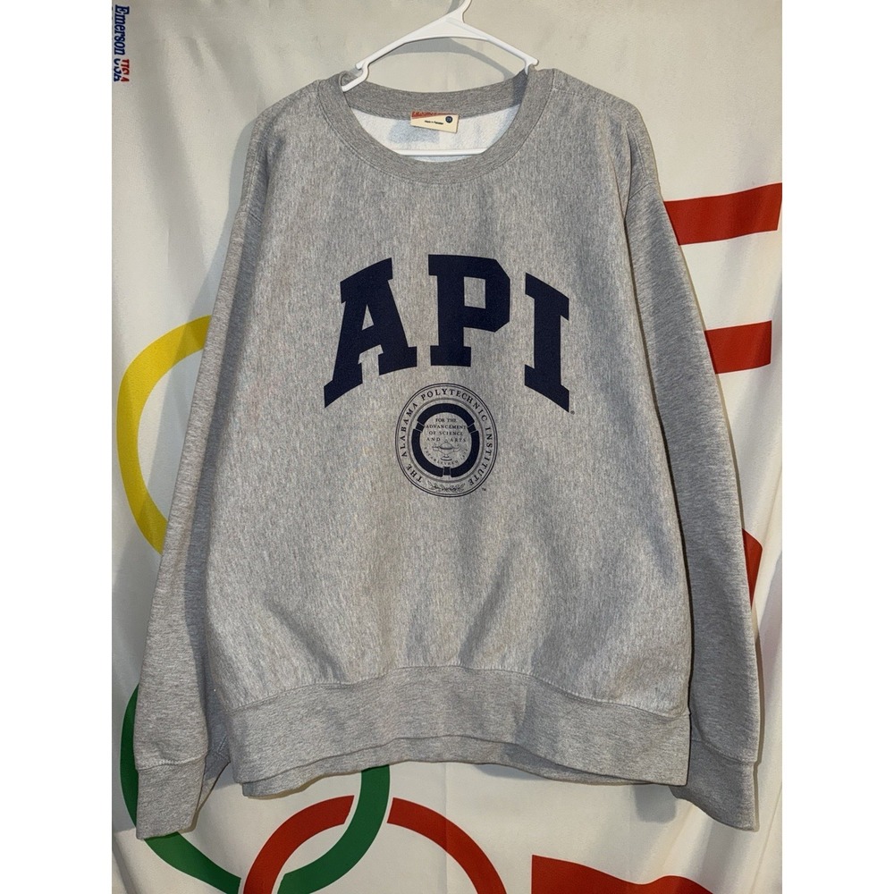 MV Sport Pro Weave Auburn Tigers API Sweatshirt 2XL Crewneck